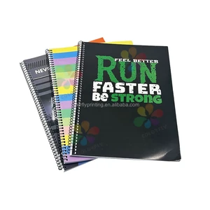 Customized Cover  Different Type and Designs A4  Size Manufactured Spiral Notebook for Students