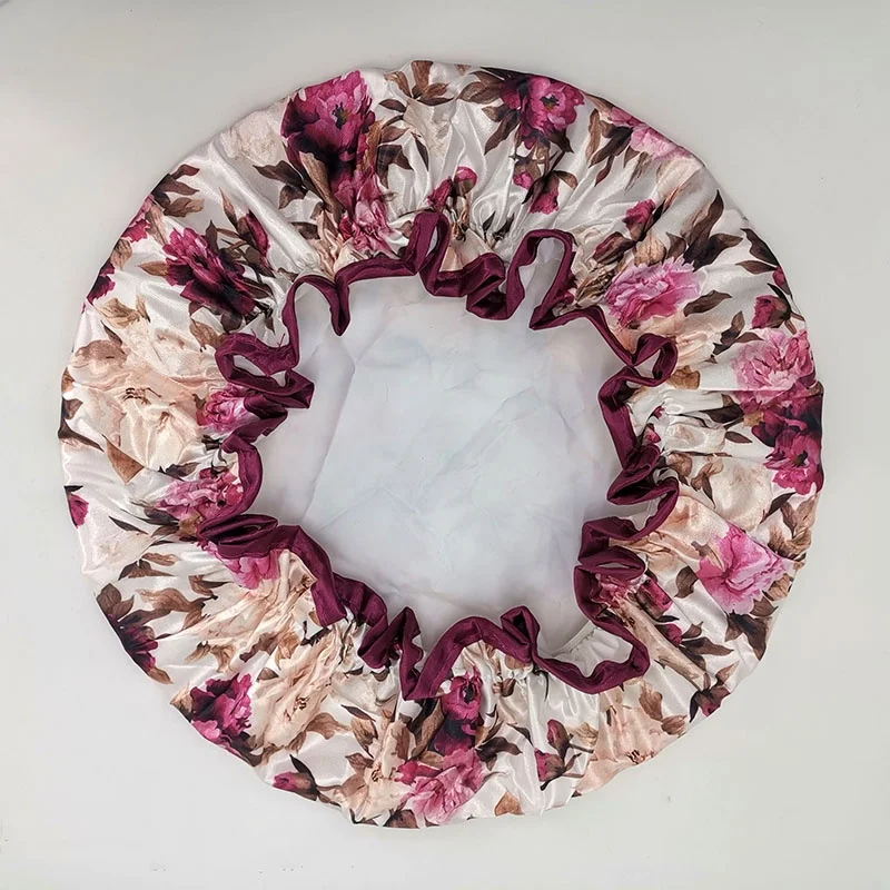 Популярная двухслойная шапочка для душа