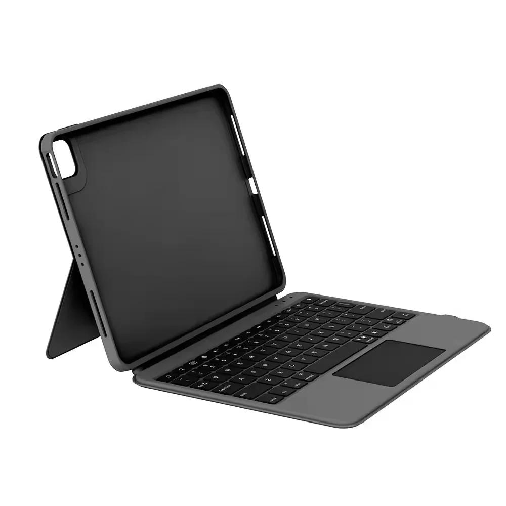 Leather Keyboard Case For iPad Air  Wireless Kids Universal Tablet Cover Customization Rugged With Stand