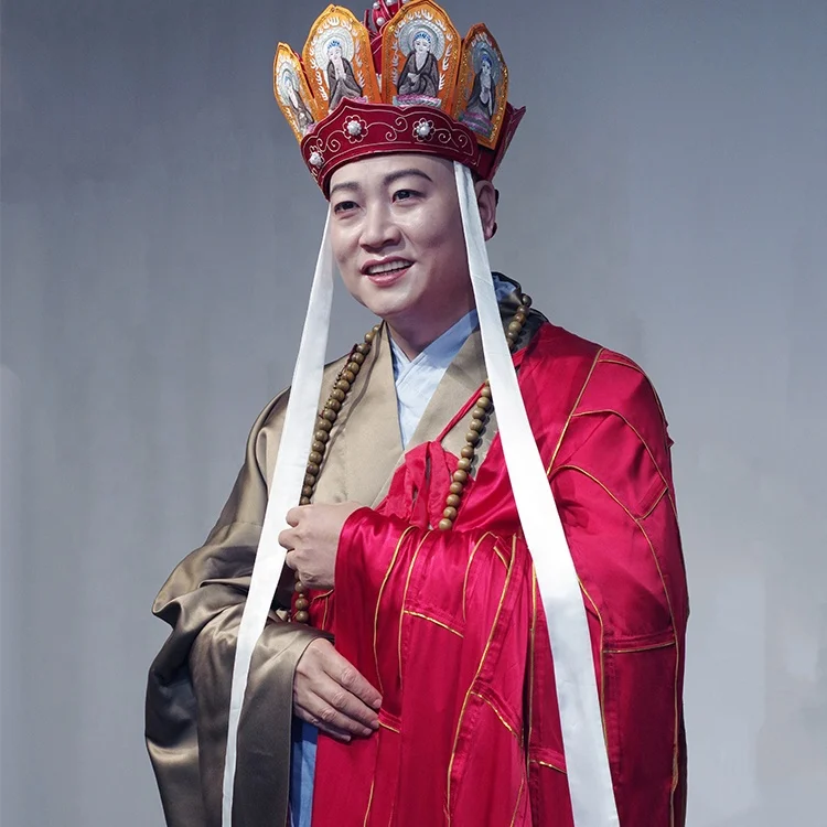 High End Custom Made Gift Buddhist Monk Life Size Wax Figure for Wax Museum