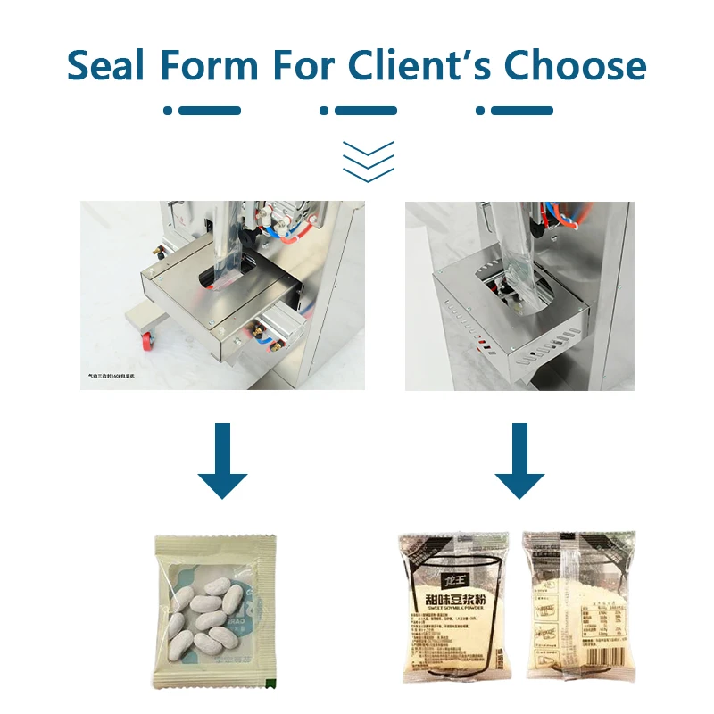 VFFS Multi-functiont Small Milk Powder Sachet Vertical Tea Bag Powder Pouch Automatic Packing Machine Price for Small Business - Image 5