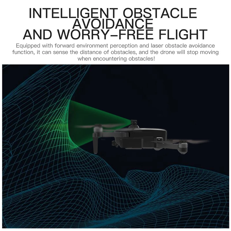 4K 3-осевой и портативный монопод с шарнирным замком камера бесщеточный карданный мотор от препятствий Drone Sg906