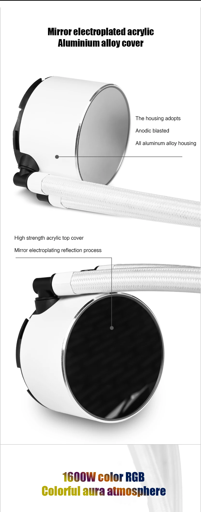 Thermalright Frozen Magic240/360 White Argb Water Cooling Aio Kit 5v