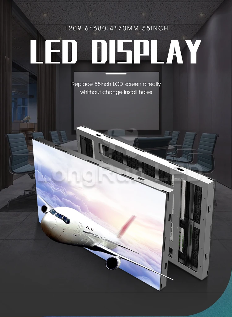 Led Display Panels 55 Inch Indoor Led Panel P1.57 Led Display