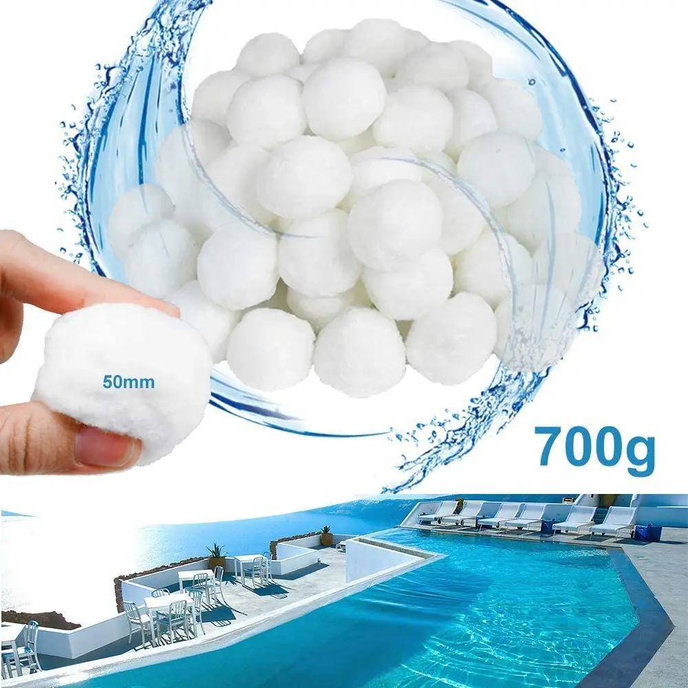 Oil Absorbing Scum Sand Filter Media Substitute Washable Polyester Filter Media Ball