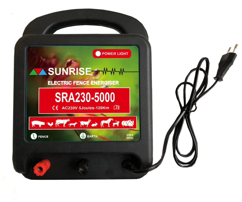 The Most Powerful 120 KM Guard Electric Fence Energizer with Waterproof Eco-Friendly Design and 3D Modeling Service