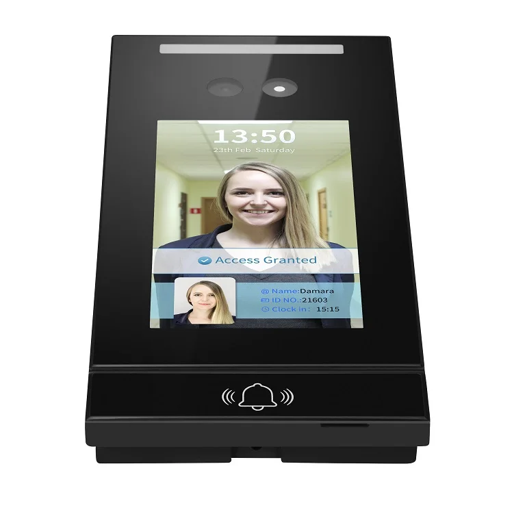 5-Inch Plastic Face Recognition Doorbell Camera with Night Vision and Motion Detection for Access Control