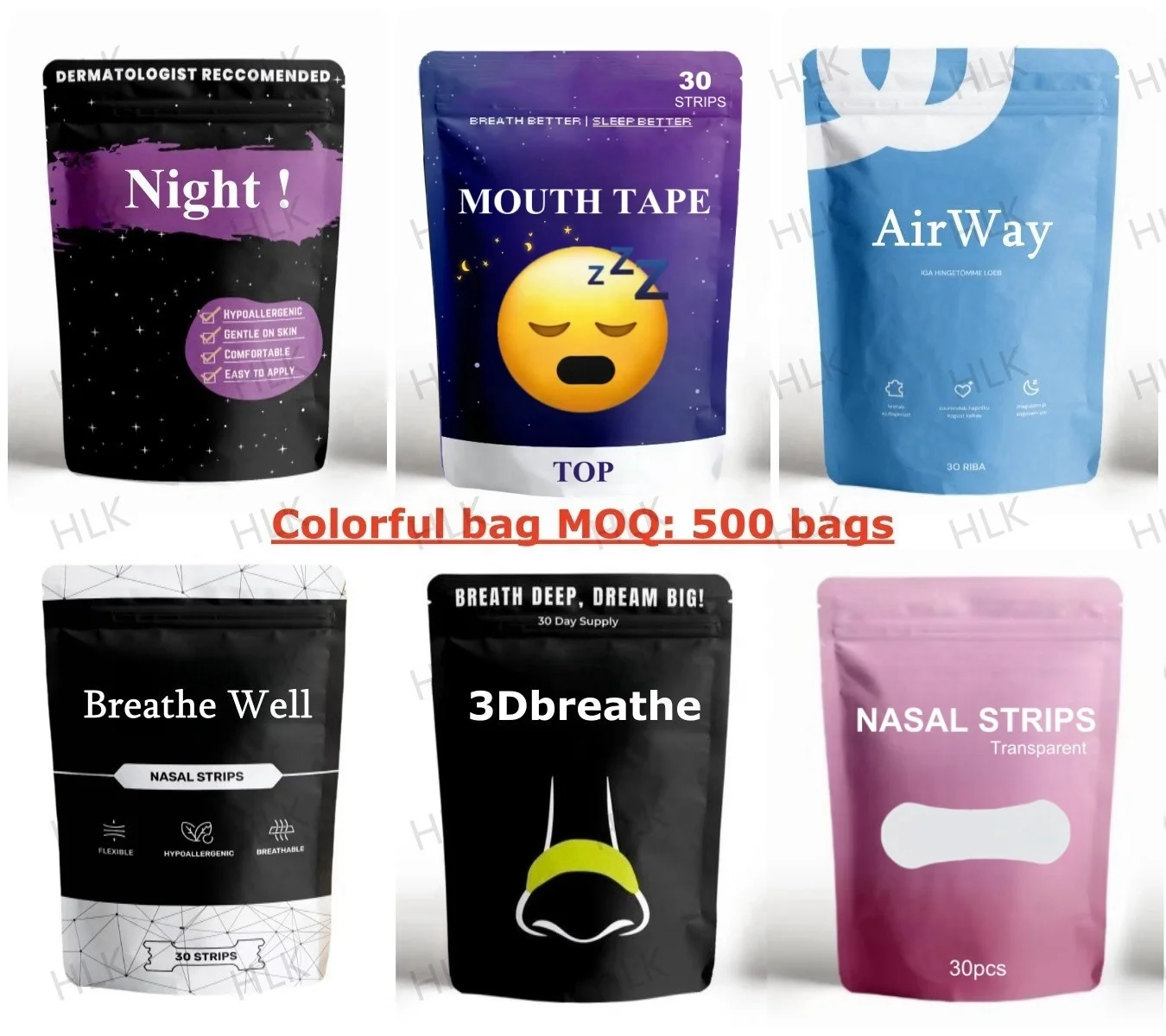 product hlk customized lip shape hypoallergenic hydrogel mouth sleep tape soft adhesive breathing stop snoring moisturizing patches-4