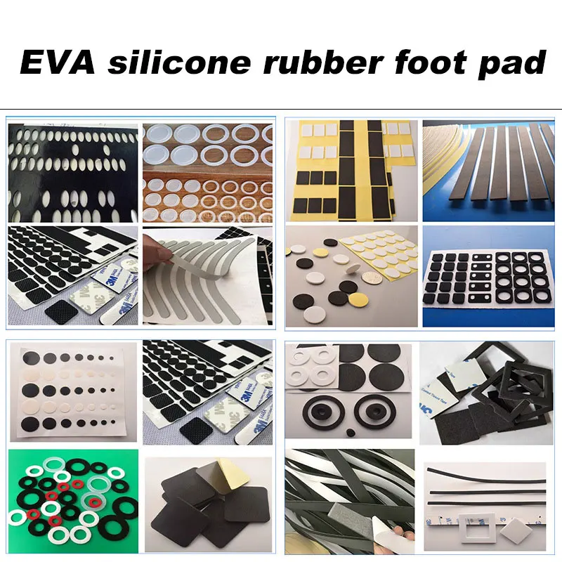 1.25" Diameter Rubber Bumpers With 3M Adhesive - Silicone Feet For Furniture, Pack Of Your Choice