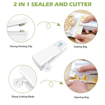 304WW Rechargeable Portable Bag Plastic Vacumn Sealar Sealer Machine Portable detail image