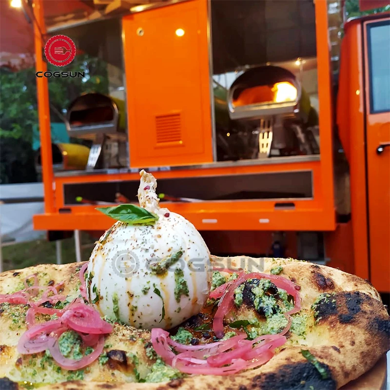 Electric Food Tricycle Pizza Cart Truck Gelato Food Carts