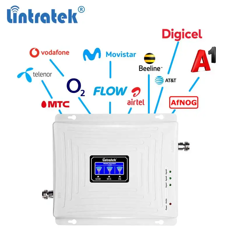 2g 3g 4g T Mobile Signal Repeater Lintratek Tri-Band Mobile