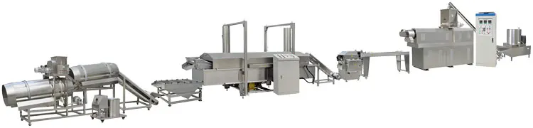 Good Feedback and High Quality Fried Snacks Extruder Machine Fried Bulges Salad Screw and Other Shapes Snacks Making Machine Good Feedback and High Quality Fried Snacks Extruder Machine Fried Bulges Salad Screw and Other Shapes Snacks Making Machine