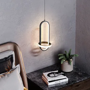 JACKSUN Modern Style Dining Room Pendant Light Metal Lamp Hanging Fixture Mini Chandelier for Kitchen Island Living Room Bedroom