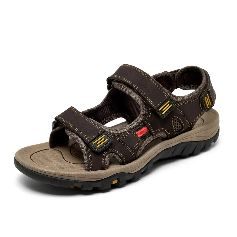 Leather Sandals Best Velcro Sandals Men's Leather Sandals Velcro