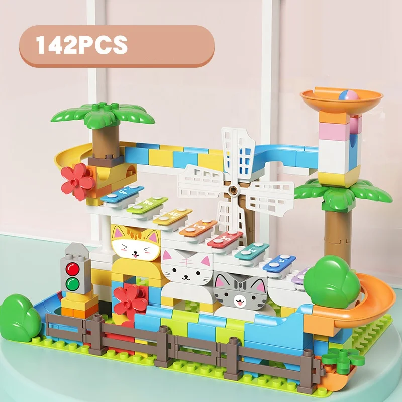 142pcs Strumming Piano Building Blocks DIY Fun Learning