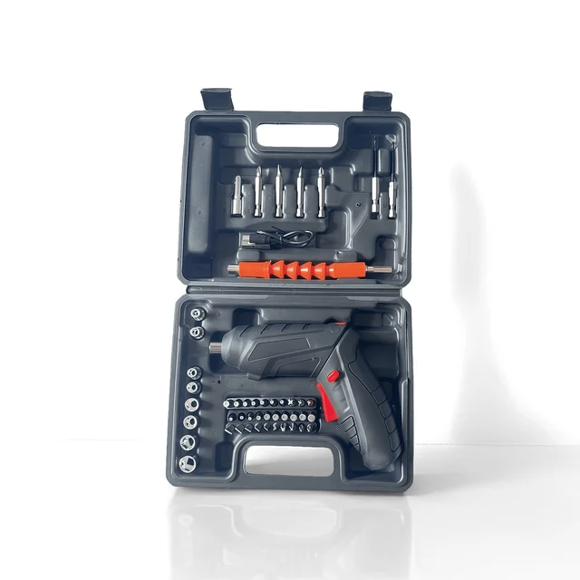 All-In-One Rechargeable Electric Screwdriver Set Small Woodworking Hardware Tool Driver Battery Powered Tool Box Special