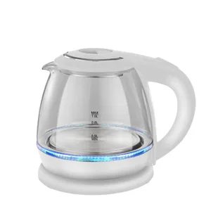 China Wholesale Manufacturing Fast Shipping High Quality Glass Boiling Water Tea Electric Kettle With Heating element