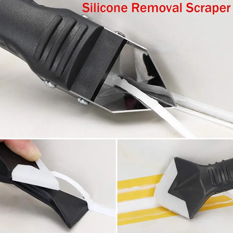 Silicone Glass Glue Angle Scrapers Adhesive Residue Scraper Remover  Seam Repair 