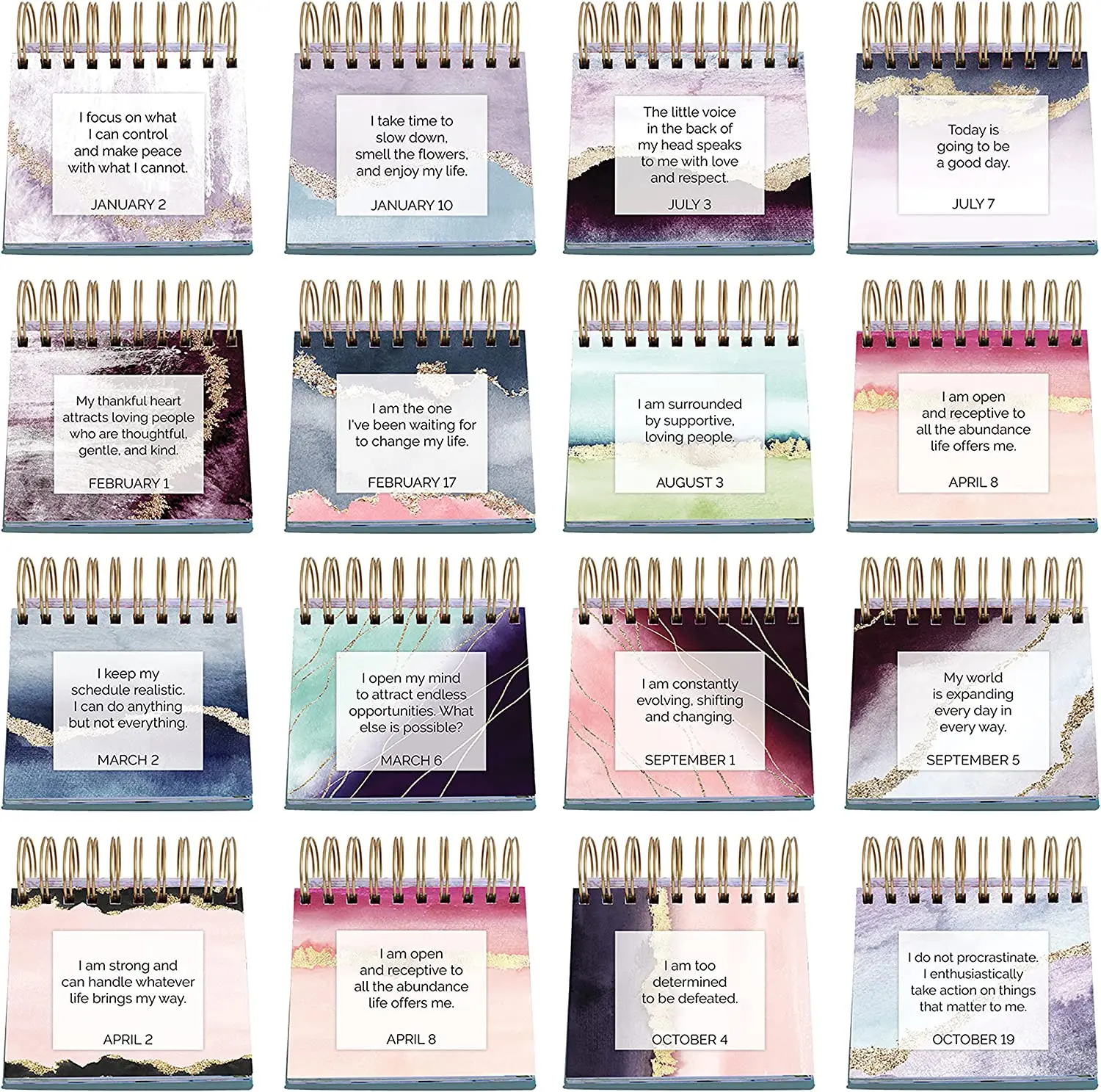 Custom Motivational Inspirational Daily Calendar Daily Flip