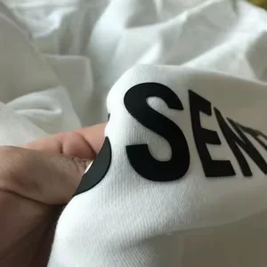 Custom Silicone 3d Raised Rubber Patch Silk Screen Printed Heat Transfer Sticker for T Shirt Clothes Logo Printing Service