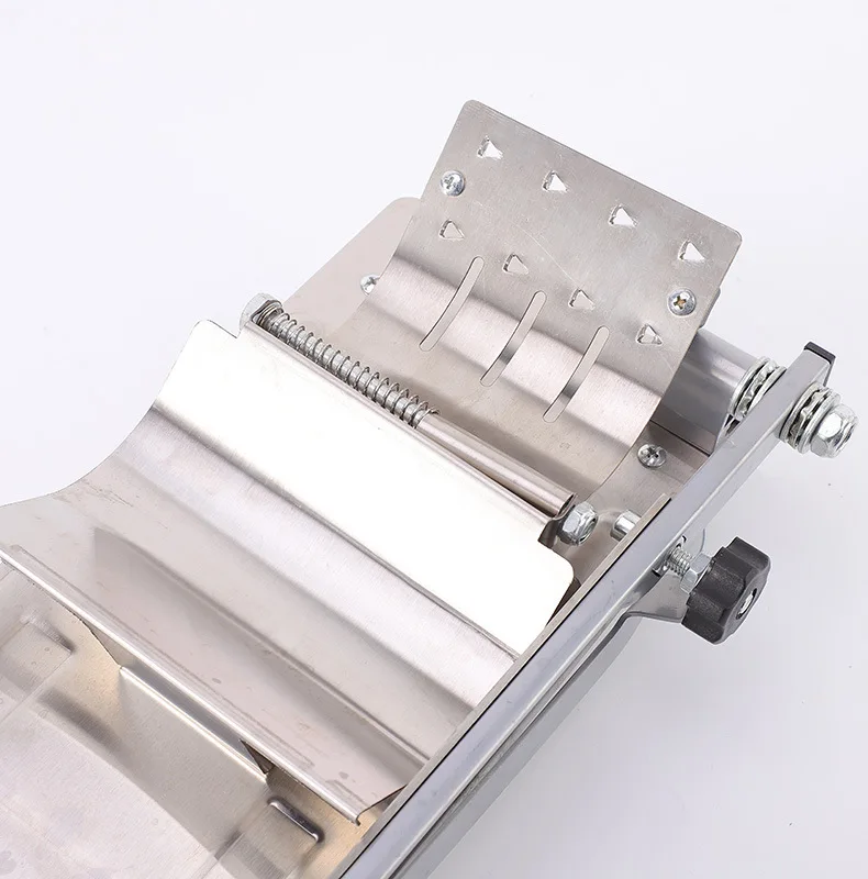 Factory Outlets Food Cutter Stainless Steel Vegetable Cutting Tools Manual Frozen Meat Slicer