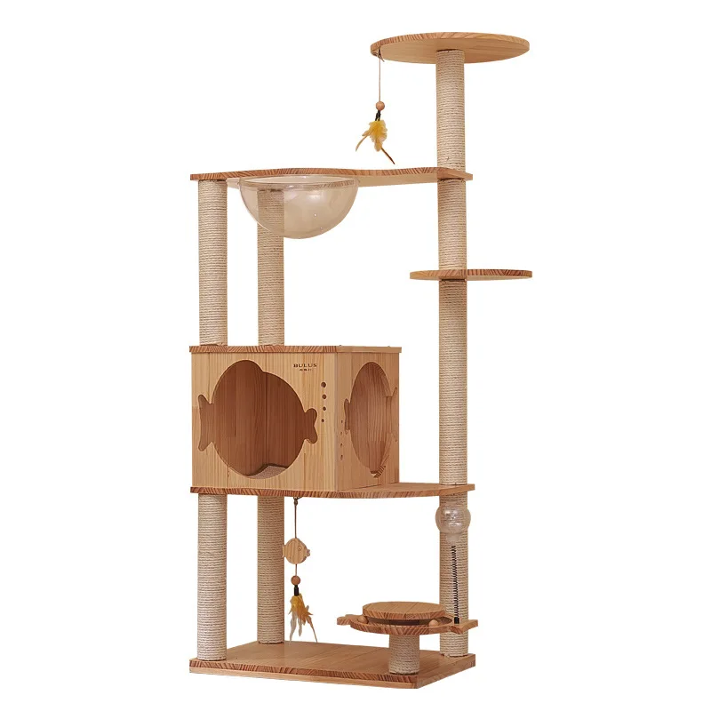 Sisal Scratching Cat Climbing Frame Scratching Itch Allinone Multi