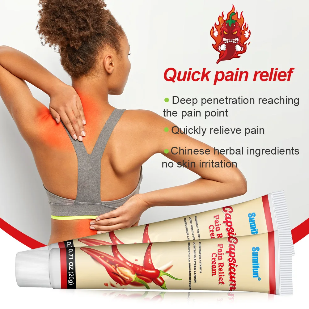 Wholesale Hot Sell China Pain Relief Hot Capsicum Cream Analgesic Hot Cream for Arthritis Pain Relief