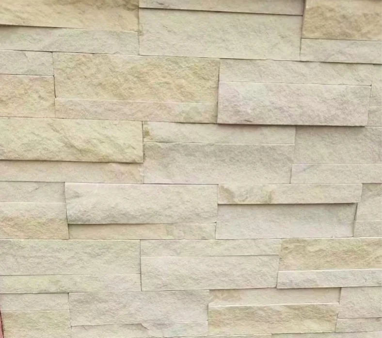Factory Natural Sandstone Wall Cladding Panels  Exterior Decorative Culture Stone Mushroom Beige Sandstone