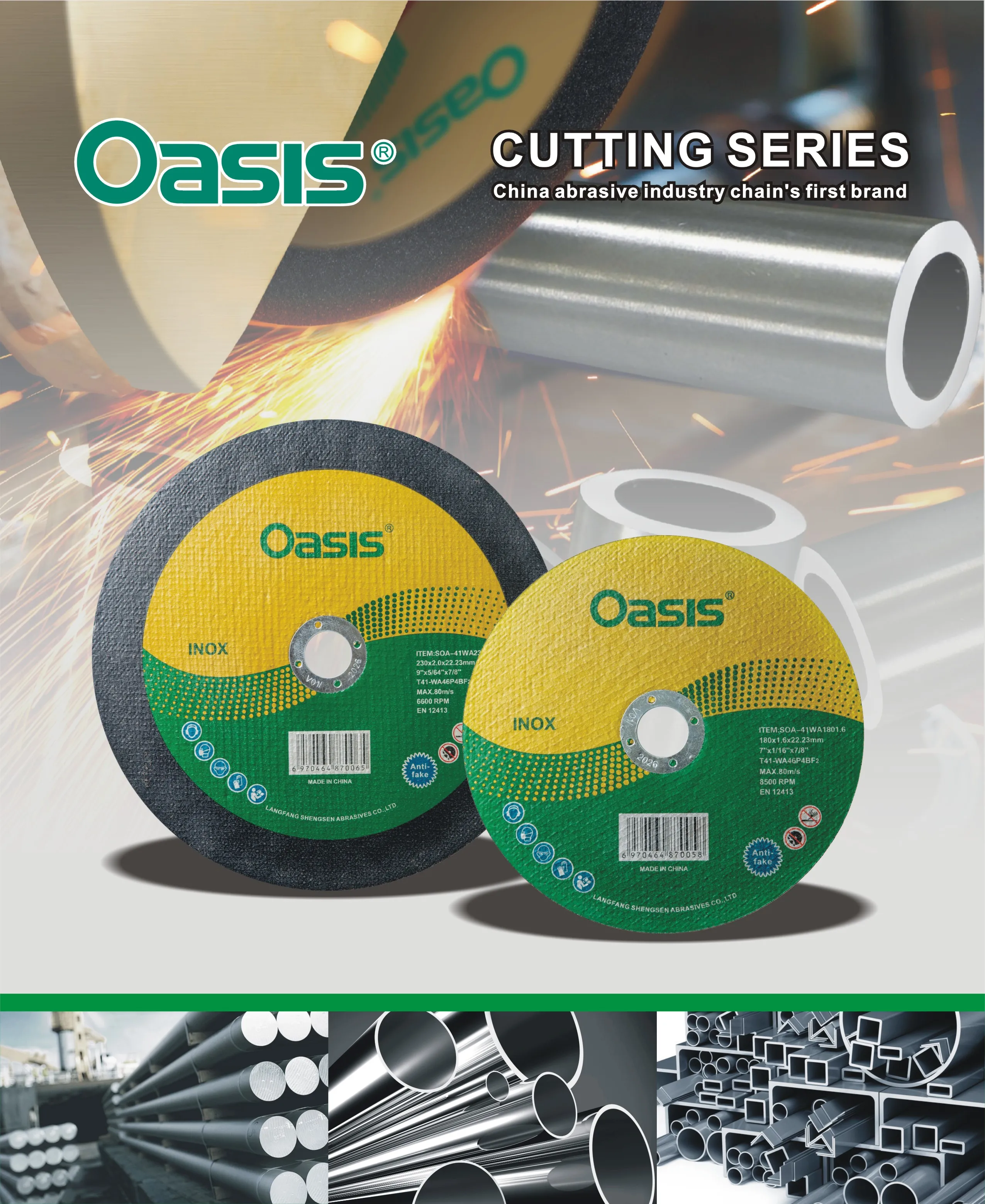 OASIS and SUNRISE BRAND WHOLESALE - Omangs cutting disc
