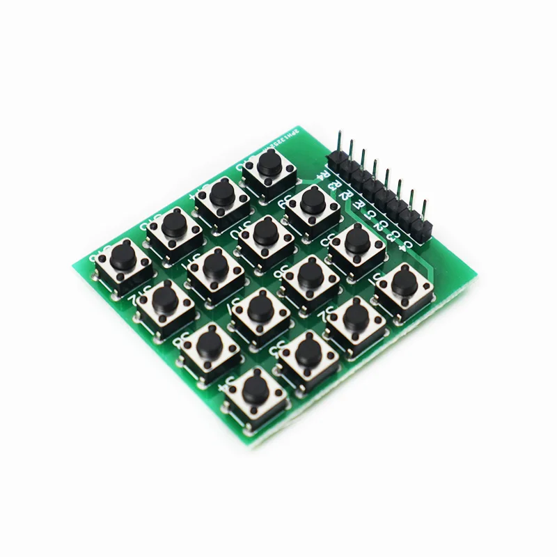 16 Key Keyboard Push Button Switch 4*4 Matrix Keypad Module - Buy ...
