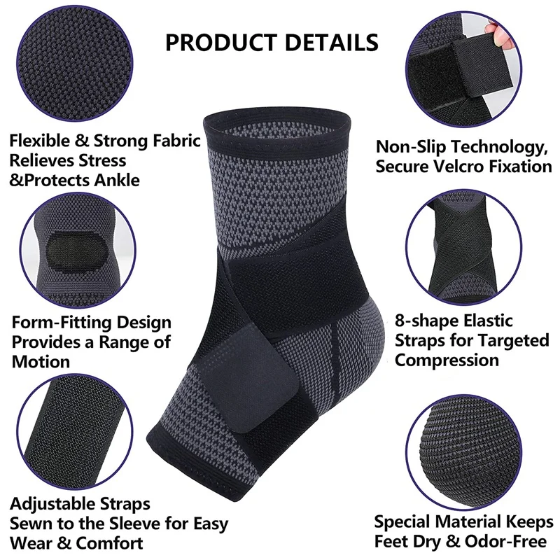 Dorrella Adjustable Sports Protection Strain Wraps Bandages Elastic ...