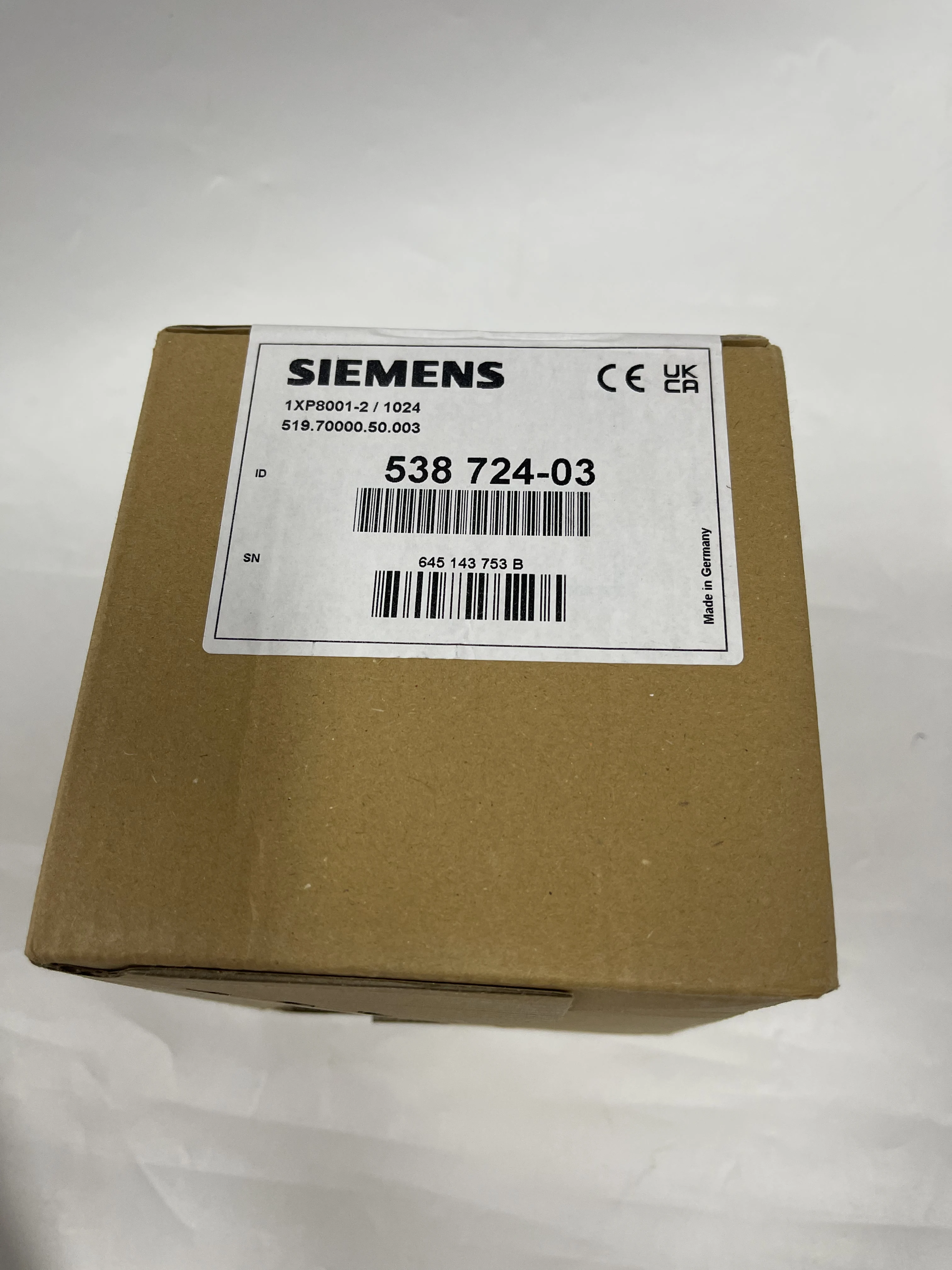 Siemens Incremental Encoder 1XP8001-2/1024 538 724-03 Siemens Incremental Encoder 1XP8001-2/1024 538 724-03