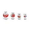 10 ceramic mixed color beads