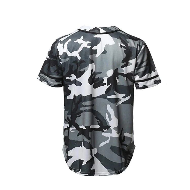 Source Fashion blank custom design digital camo baseball jersey shirt for  men on m.