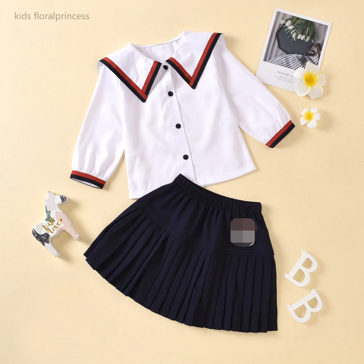 short skirt and top set western
