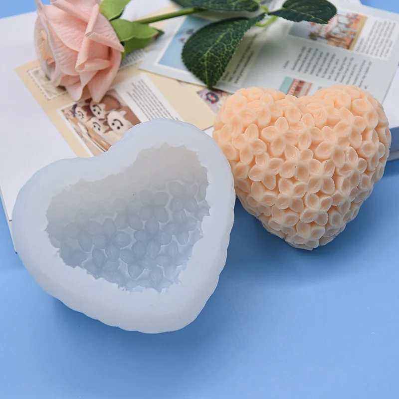 Love Shaped Flower Silicone Mold DIY Cake Tools for Baking and Decorating for Personalized Cakes supplier