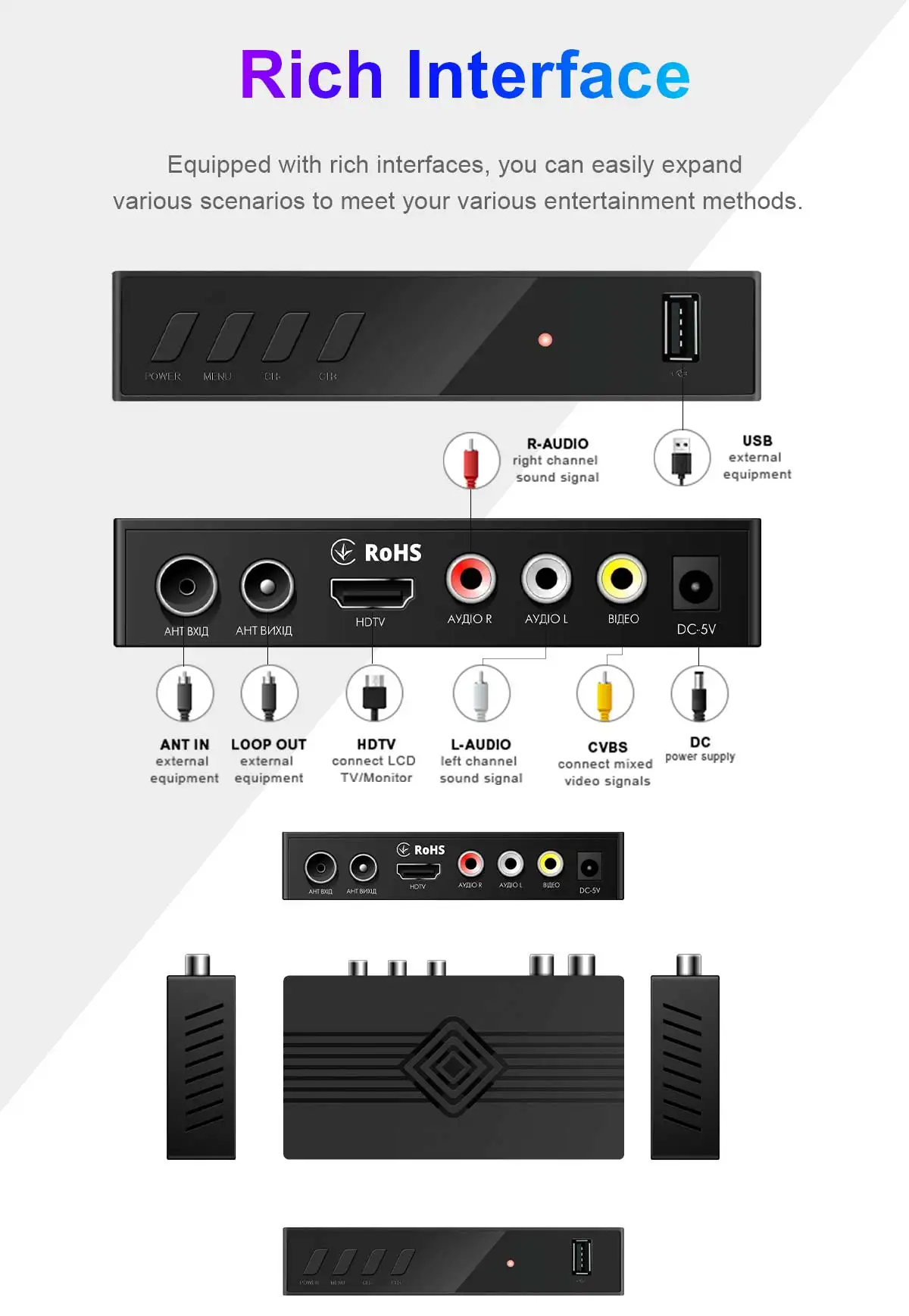 product dvb t2 tv digital tuners free to air meecast hd dvb t2  tv box gx6705 sunplus1509c mt2200 chip receiver set top box-57