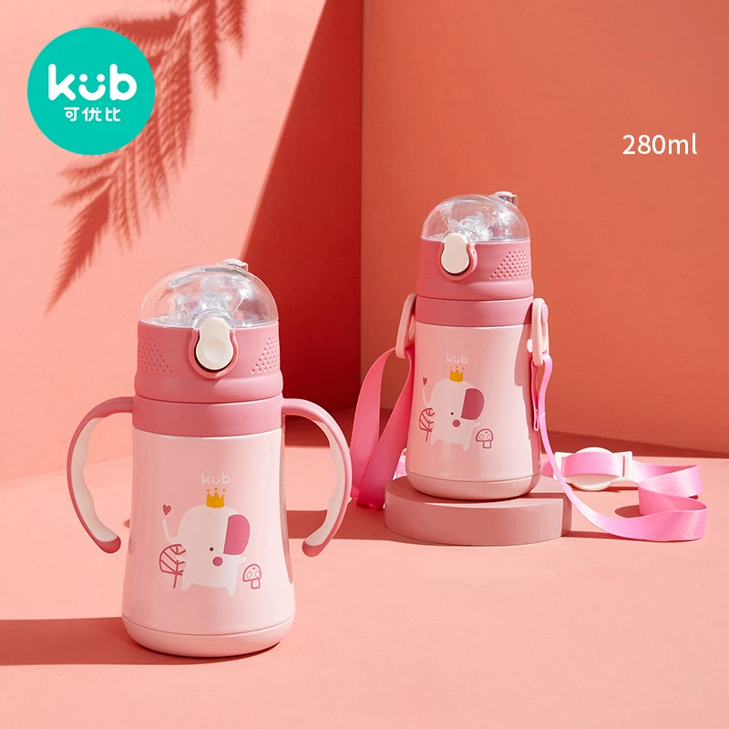Kub 280ml 316 Stainless Steel Spillproof Water Bottle Baby Insulation