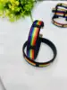 6 pulsera del arco iris del color