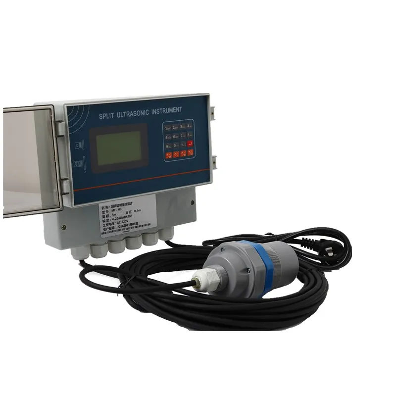 Ultrasonic Liquid Level Sensor Meter 150m 250m Water Depth Level Meter for Water Monitoring
