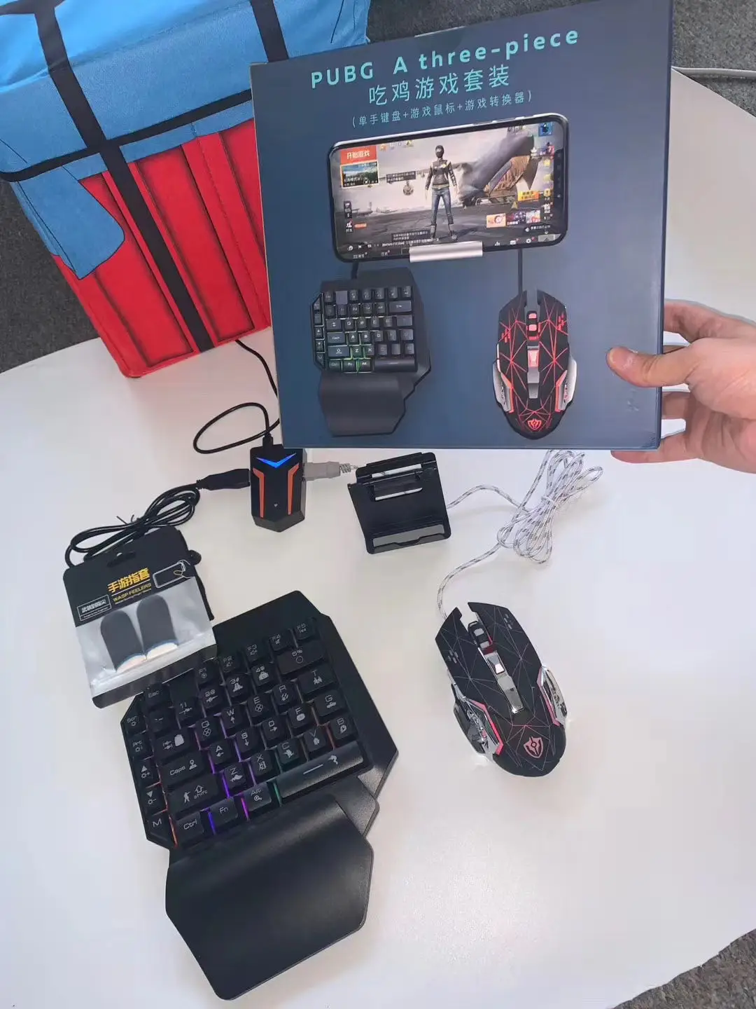 X15 Bluetooth Gamepad Game Controller Mouse Keyboard Converter Adf