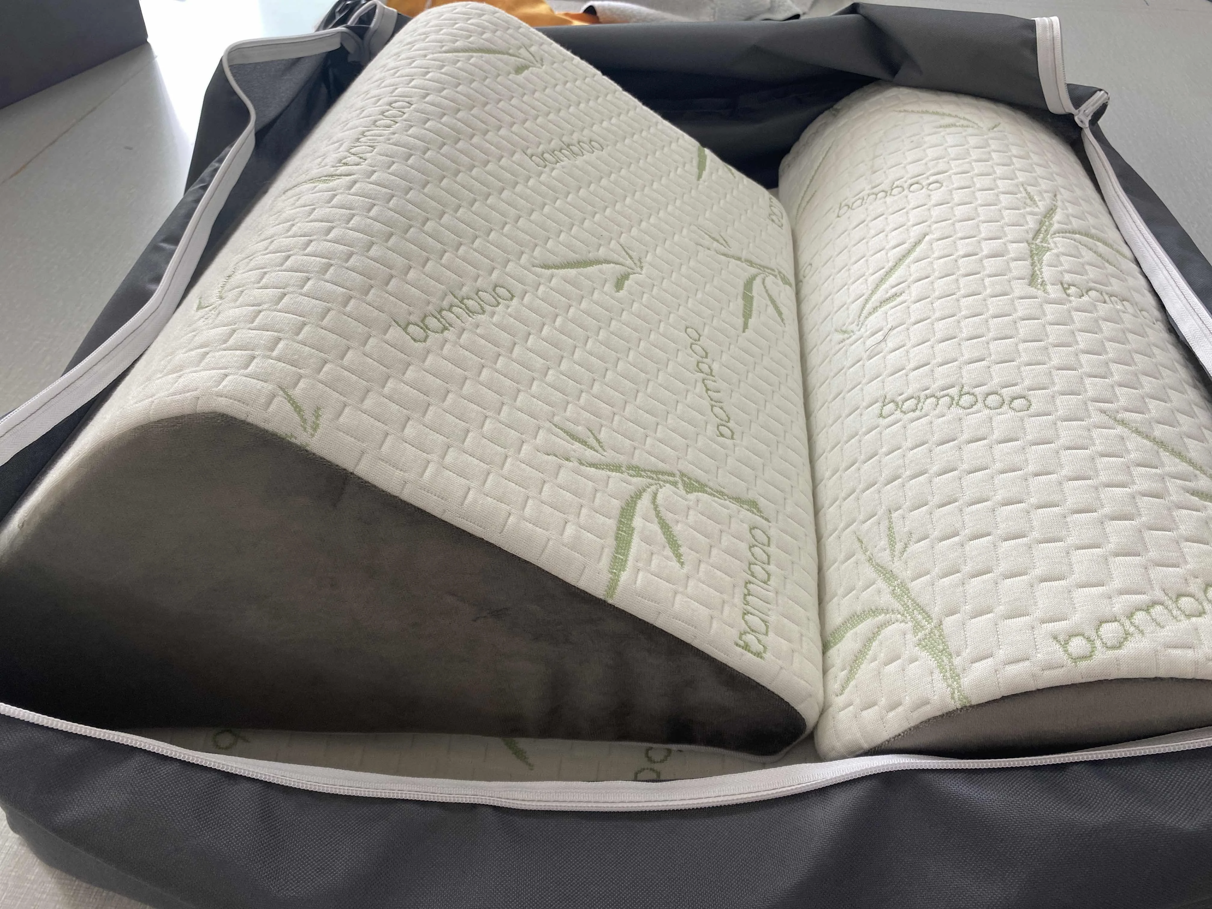 Accept Custom 4pcs Bed Wedge Pillow Set 45d Orthopedic Bed Postsurgery Pillows Memory Foam For