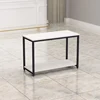 Tableau noir et blanc, dimensions : 100 cm de long, 40 cm de large, 70 cm de haut.