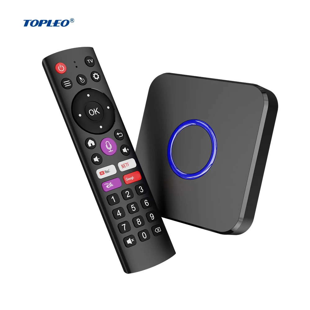 Topleo 4K TV Box Android ONN 8k Smart TV Certified High Quality Custom Application 5G WiFi Android 10 Tv Box