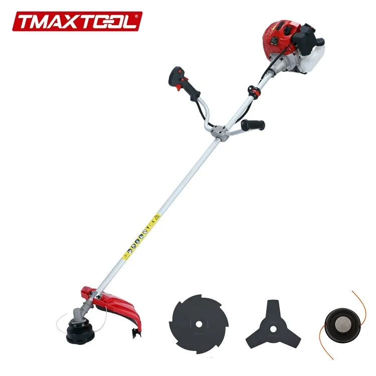 German Quality 2 Stroke 43cc Grass Trimmer 3T Metal Blade Gasoline Brush Cutter