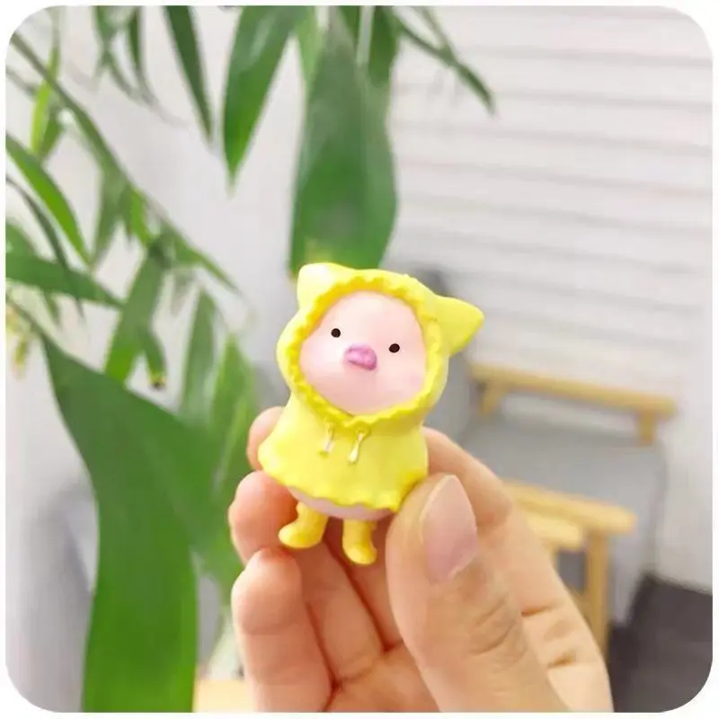 6 Pcs Mini Pigs Figurines Cute Pink Pig Family Toys Figures DIY Crafts for Fairy Garden Decoration Home Decorations