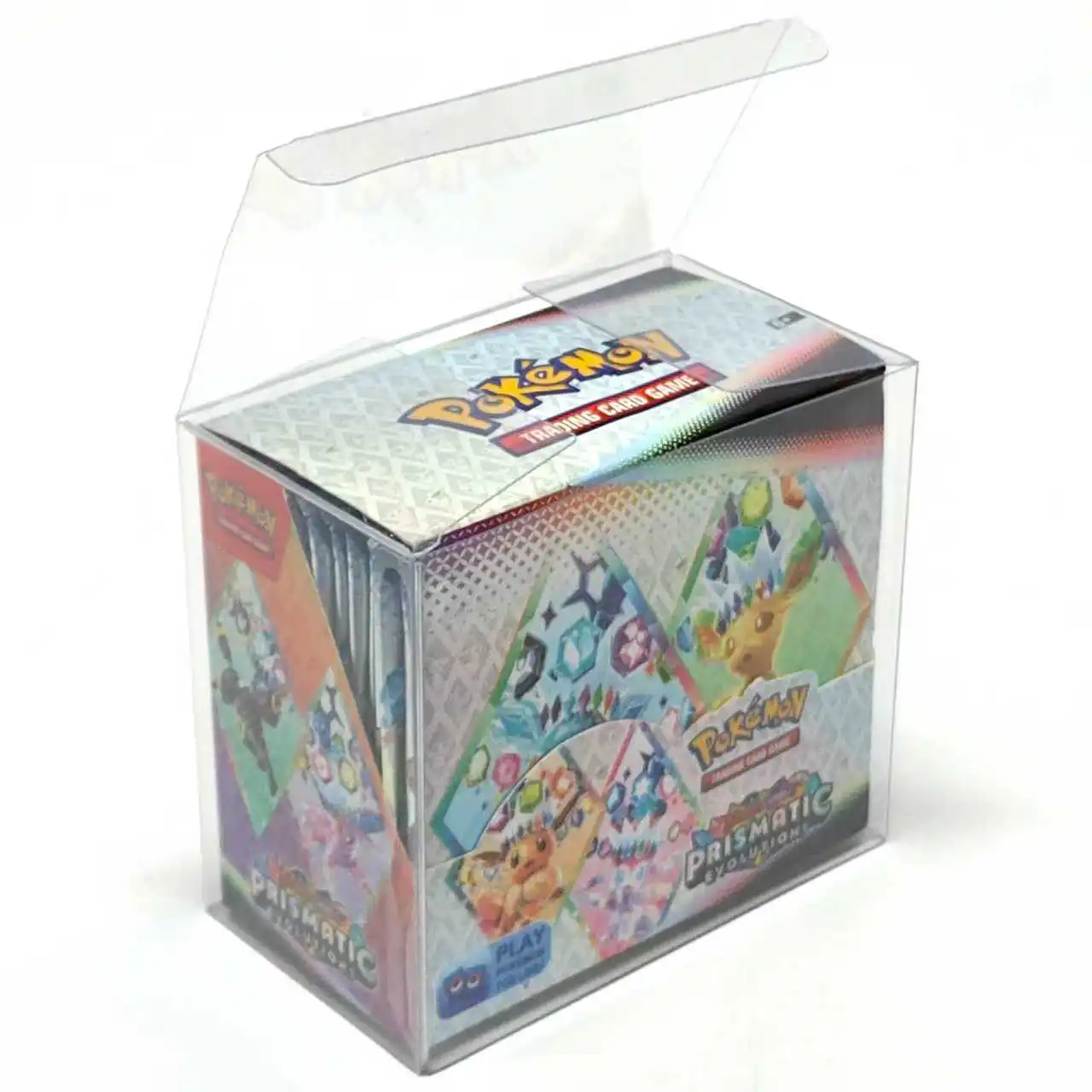 booster box storage Pokemon All standard Pokemon Plastic Dustproof PVC Box