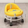 Poulie double cercle chapeau jaune