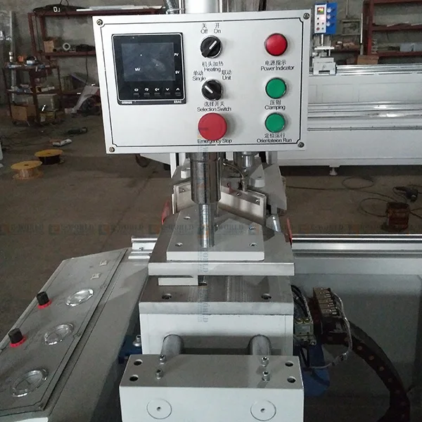 High Frequency UPVC PVC Profiles Window and Door Double Head Double Sided Seamless Welding Machine